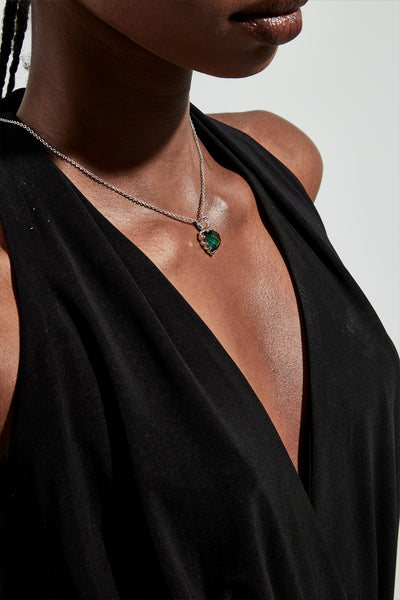 Stolen - Love Claw Necklace - Mood Crystal