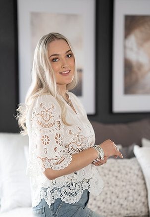 HARLEM - AVA TOP - WHITE