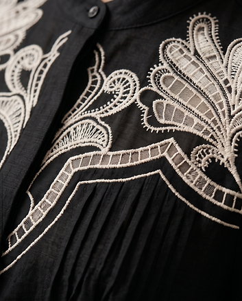 HARLEM - LEONIE BLOUSE - BLACK