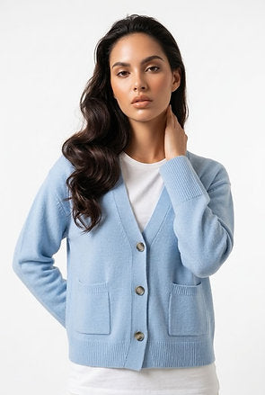 HARLEM - COCO CARDIGAN - BLUE