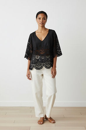HARLEM - AVA TOP - BLACK