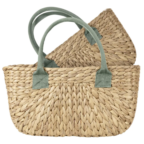 Robert Gordon -  Natural Harvest Water Hyacinth Olive Basket - Large