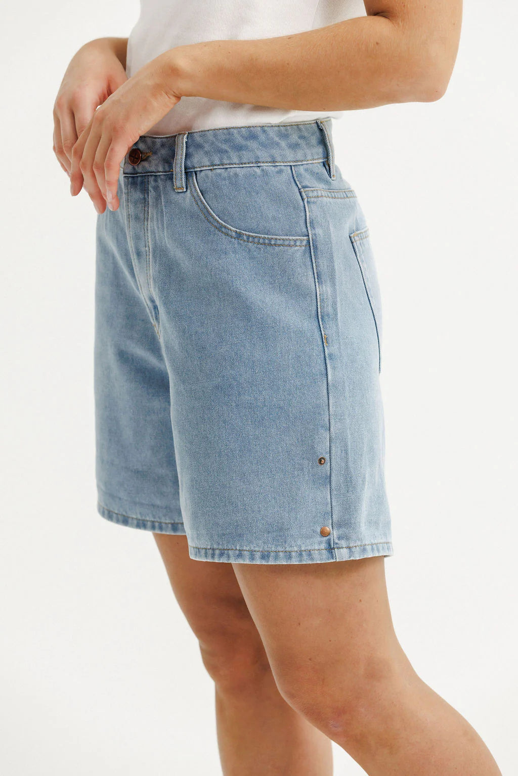 Homelee - OLIVER SHORTS - STONEWASH