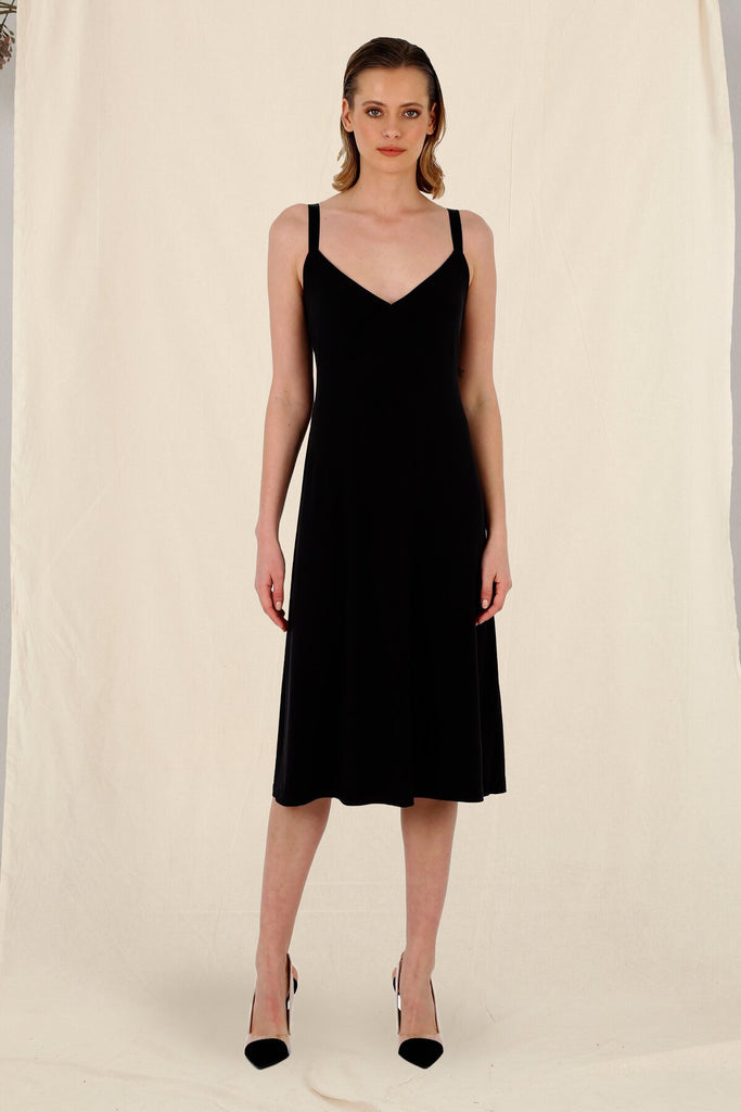 Curate by Trelise Cooper -BORN SLIPPY LONG SLIP - BLACK