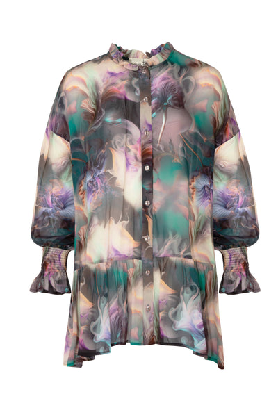 Curate By Trelise Cooper -SOFT FOCUS BLOUSE - WATERLILY