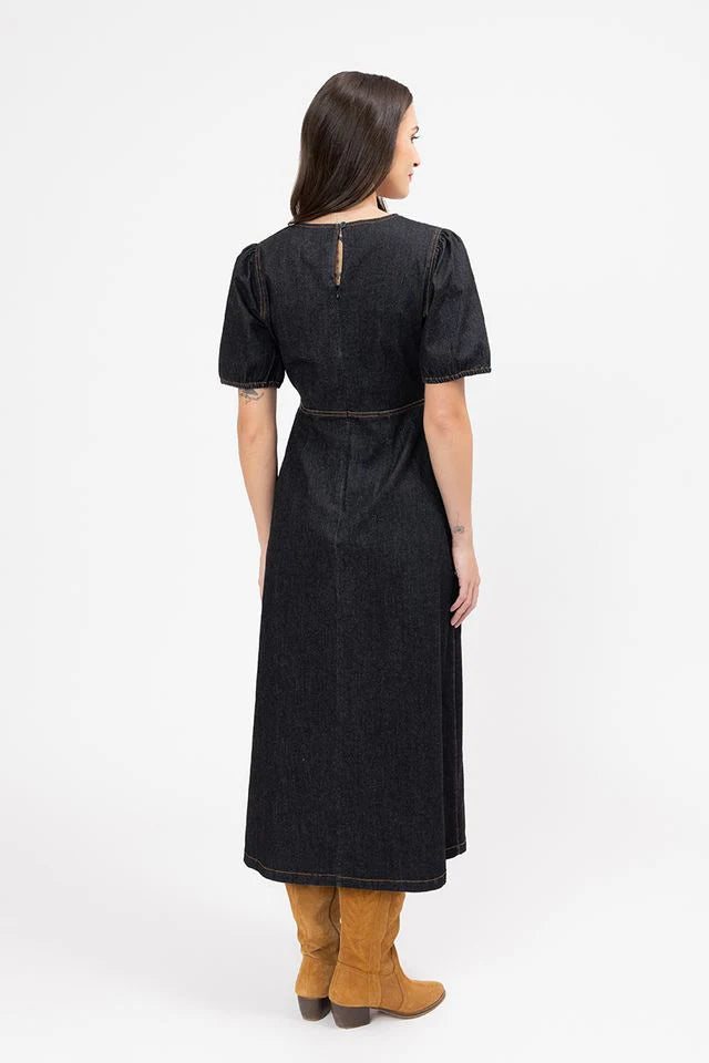 LEILA + LUKA - MAYA DRESS - WASHED BLACK