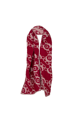 COOP - WRAP IT LIKE IT'S HOT SCARF - WINE & PINK