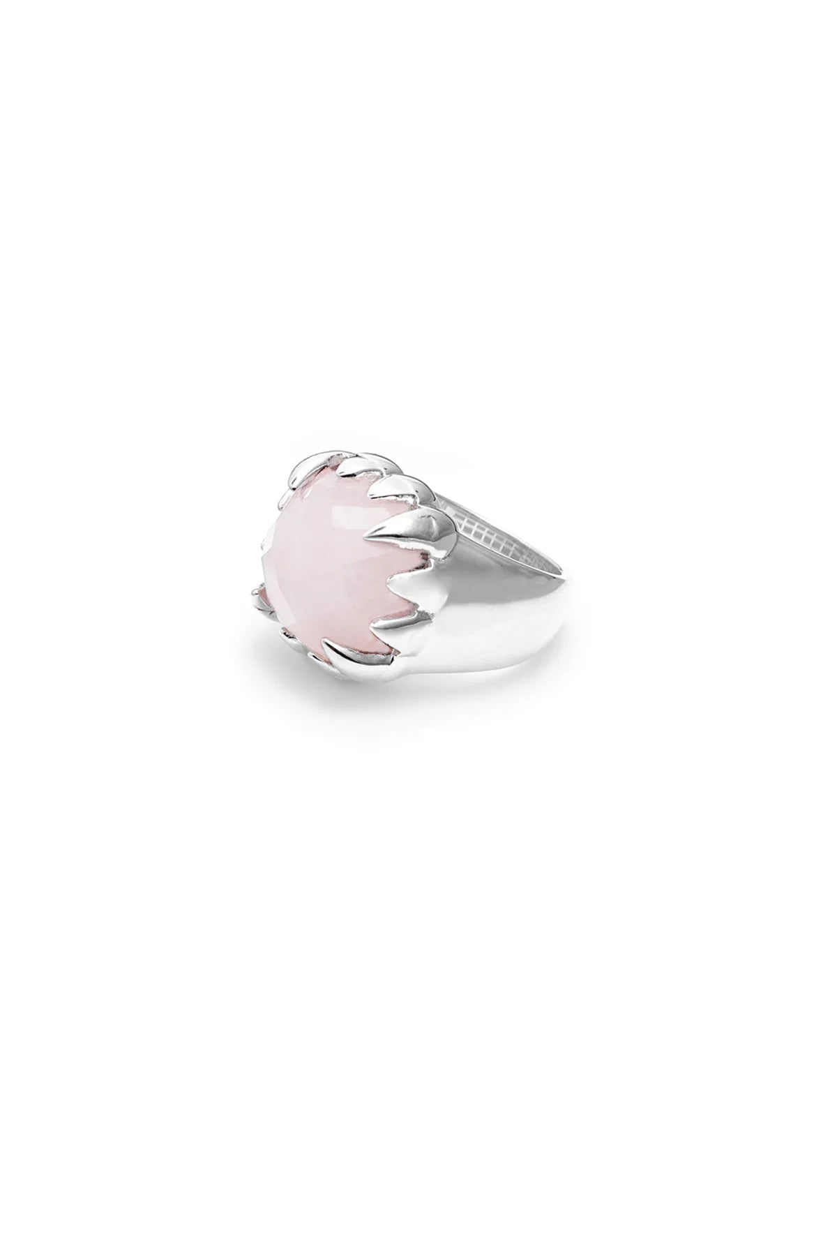 Stolen - Claw Ring - Rose Quartz