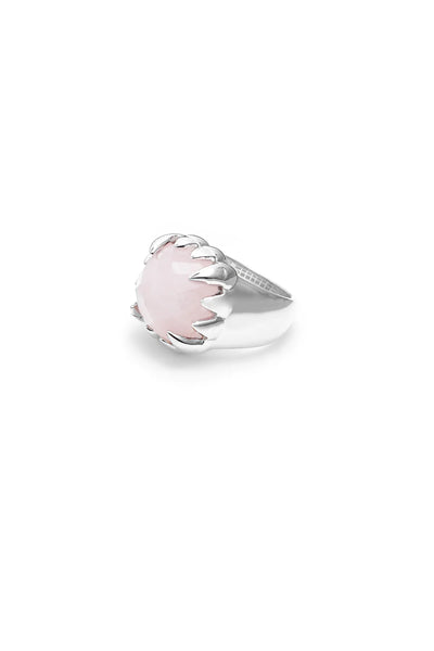 Stolen - Claw Ring - Rose Quartz