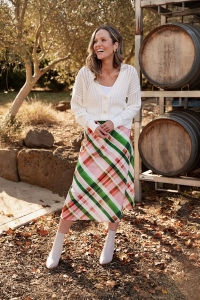 ELM - SASHA LIGHTWEIGHT CARDI - MARSHMALLOW