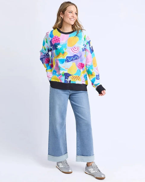 ELM - PARTY PANTS CREW - MULTI