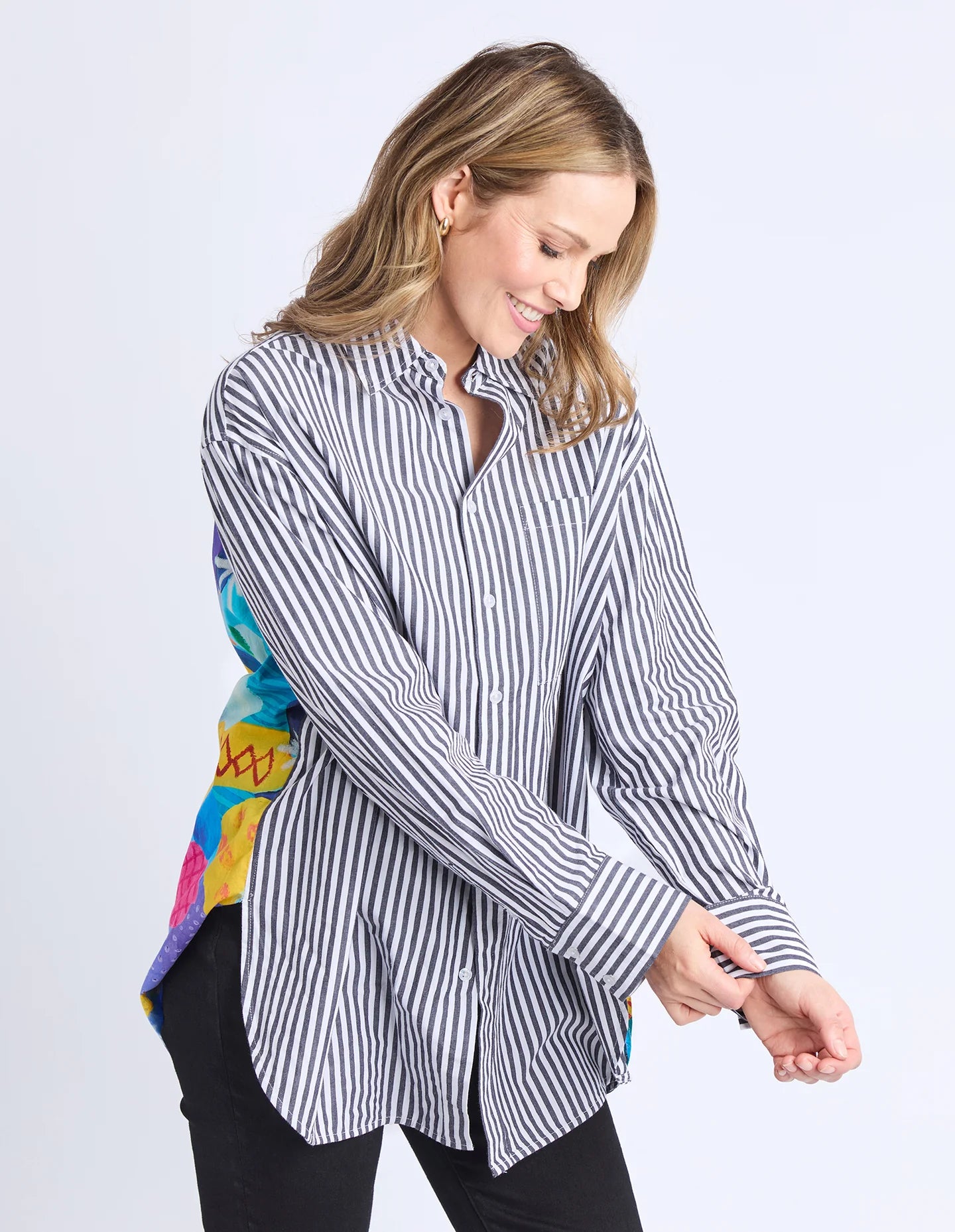 ELM - PARTY PANTS SHIRT - STRIPE