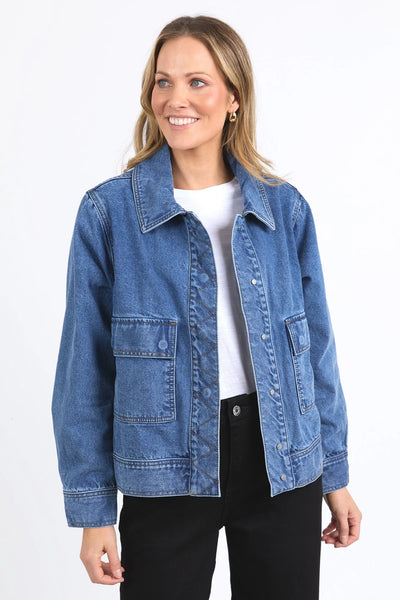 ELM HUNTER DENIM JACKET - BLUE
