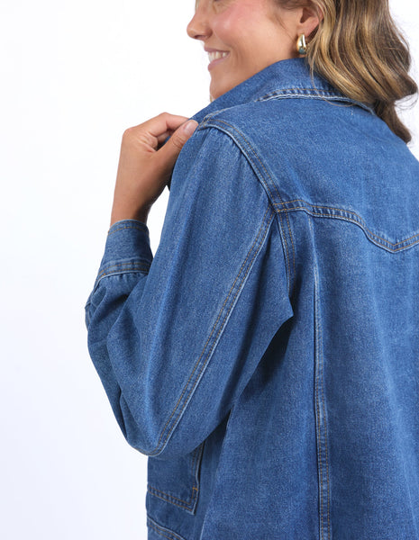 ELM HUNTER DENIM JACKET - BLUE