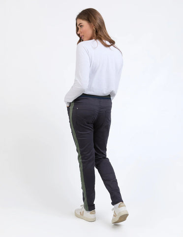 ELM  - MARGO JOGGER w SIDE TAPE - NAVY/KHAKI