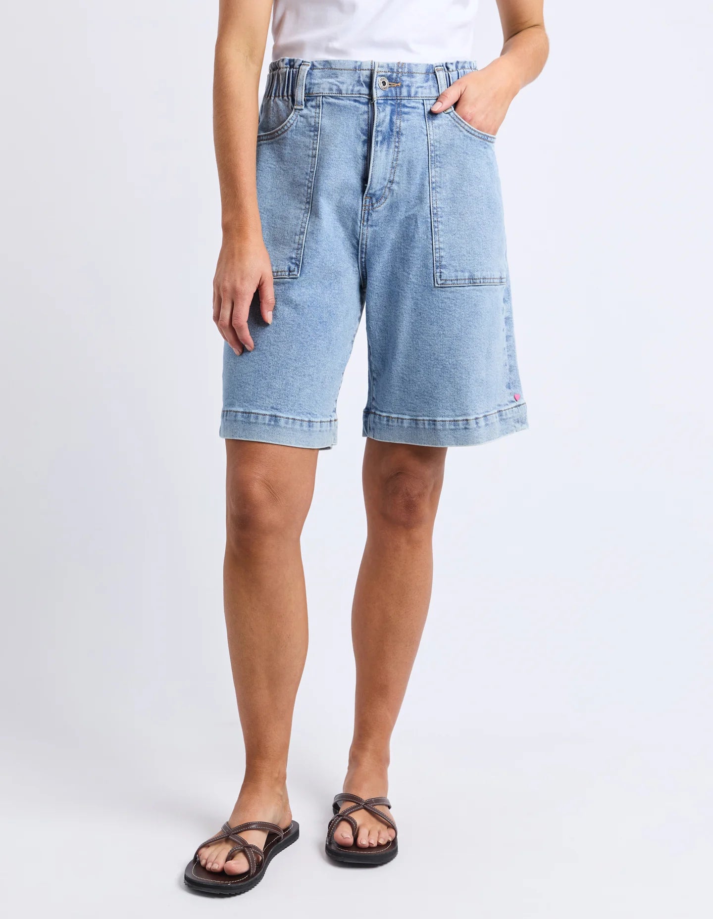 ELM - ATLAS LONG DENIM SHORT - BLUE