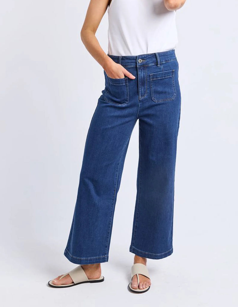 ELM - ALYSSA FRONT POCKET JEAN - DUSKY BLUE