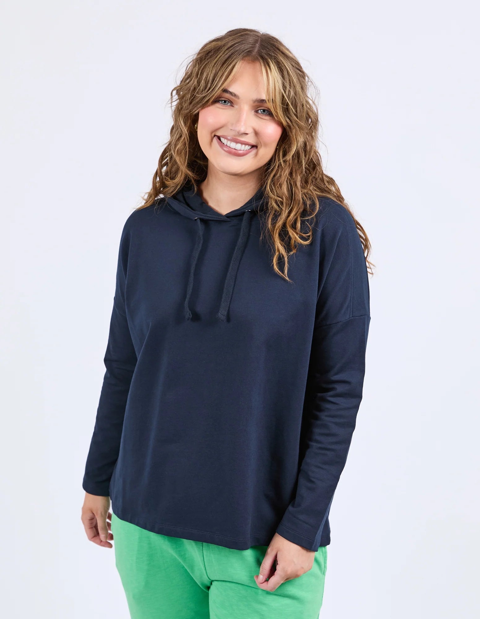 ELM RHEA HOODIE - NAVY