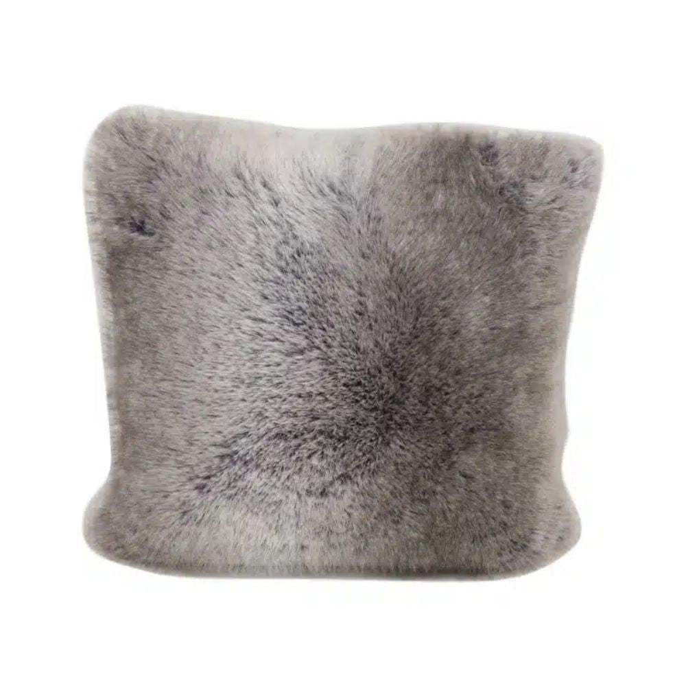 Le Forge -FAUX FUR CUSHION - GREY