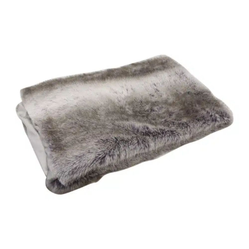 Le Forge - FAUX FUR THROW - GREY