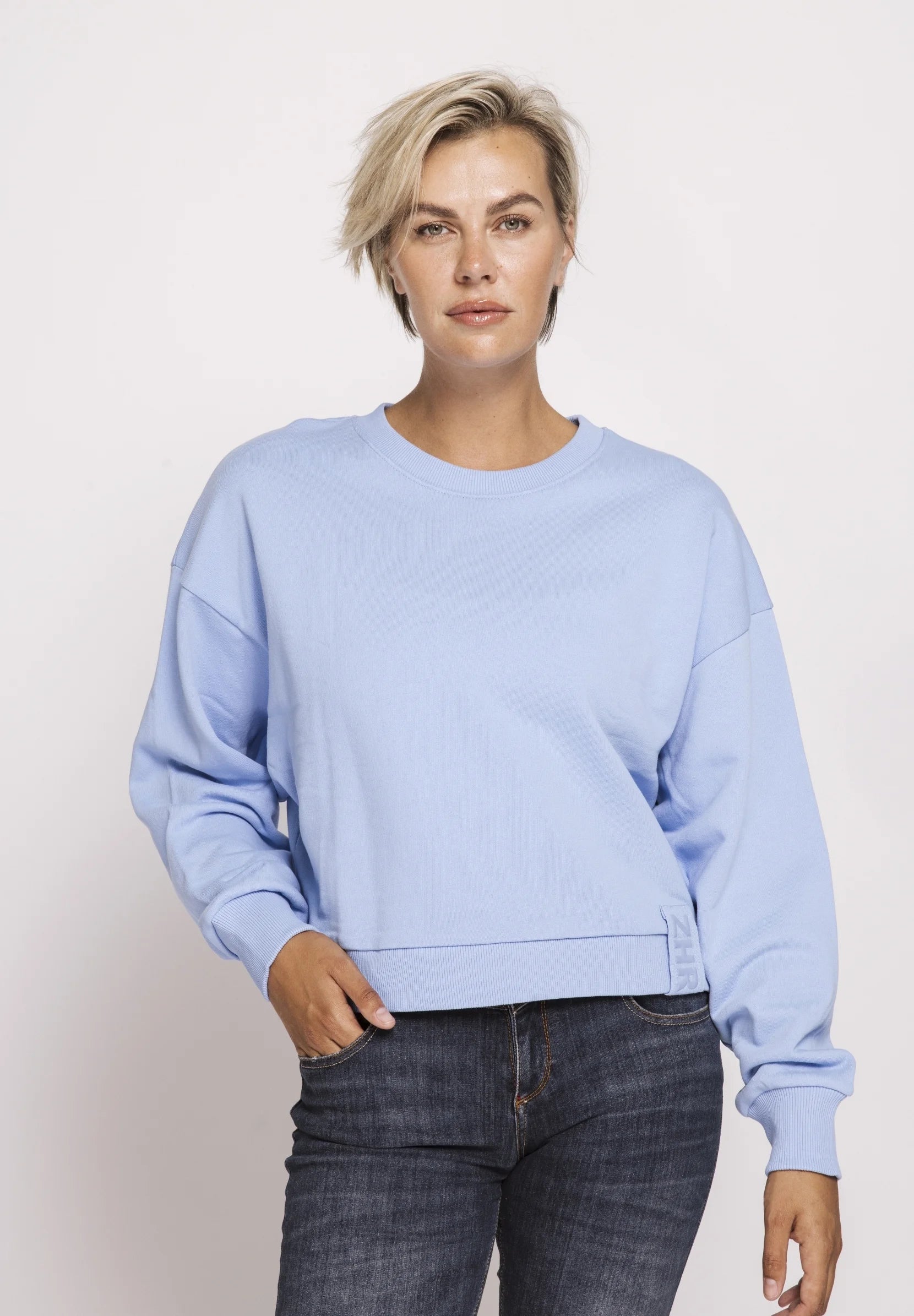 ZHRILL - UTE SWEATSHIRT - BLUE