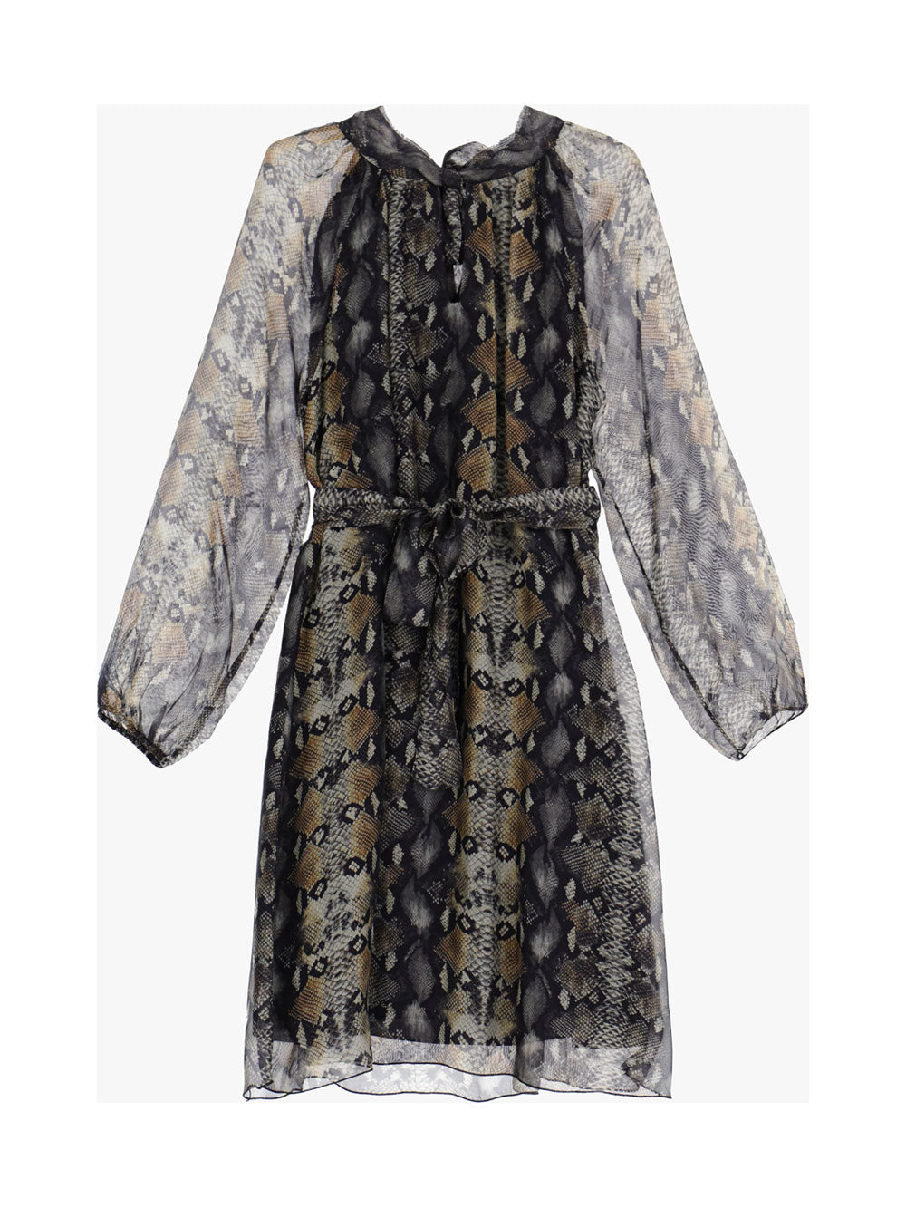 DIXIE ABITO DRESS - SNAKE PRINT