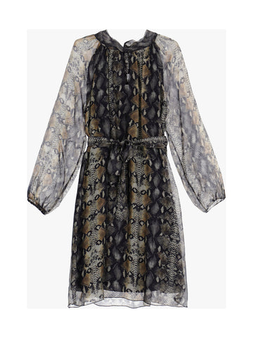 DIXIE ABITO DRESS - SNAKE PRINT