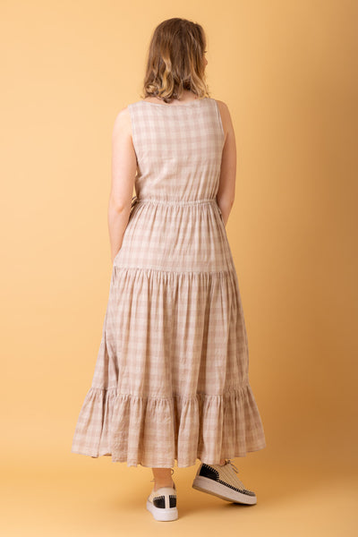 AMAYA - LAURA MAXI DRESS - CHECK