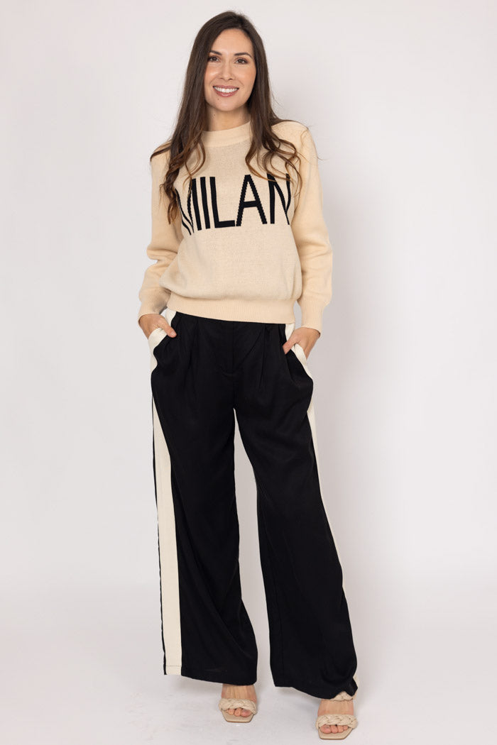 AMAYA LOTTIE PANT - BLACK