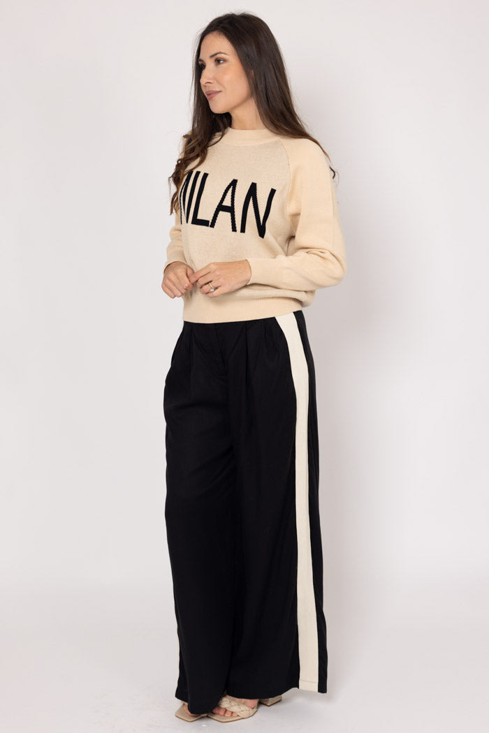 AMAYA LOTTIE PANT - BLACK
