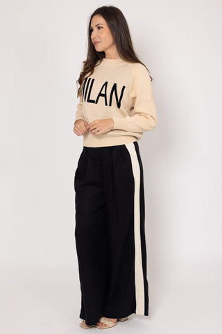 AMAYA LOTTIE PANT - BLACK