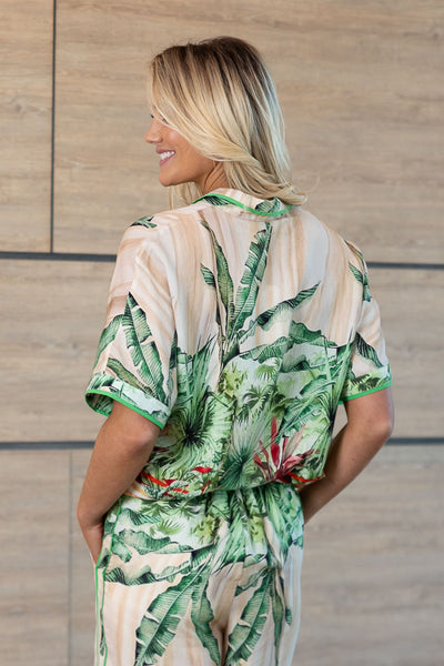AMAYA - TROPICANA SHIRT - GREEN