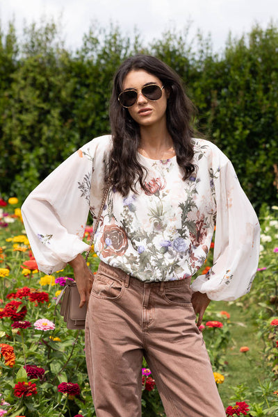 AMAYA - TINA TOP - FLORAL