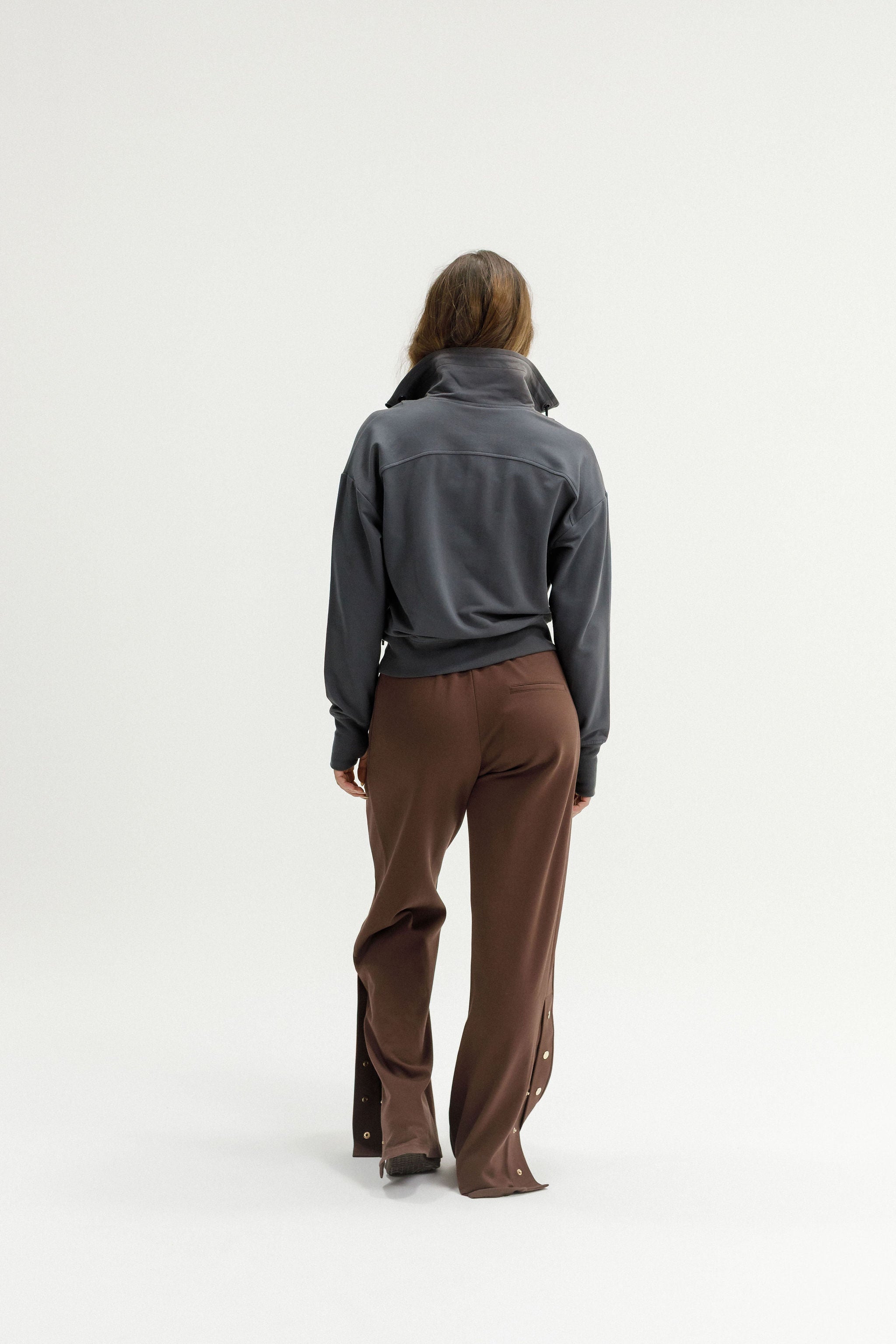 ROSE ROAD - ABBOTT SWEATER - GRAPHITE