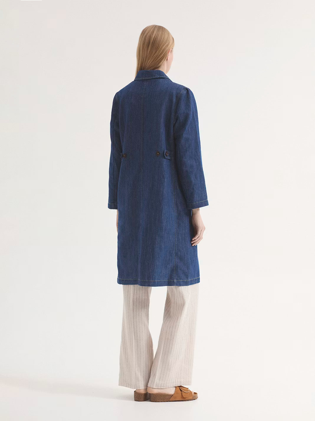 NICE THINGS - DENIM COAT - BLUE