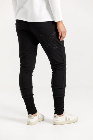 Homelee  WINTER Apartment Pants - Black with Black X