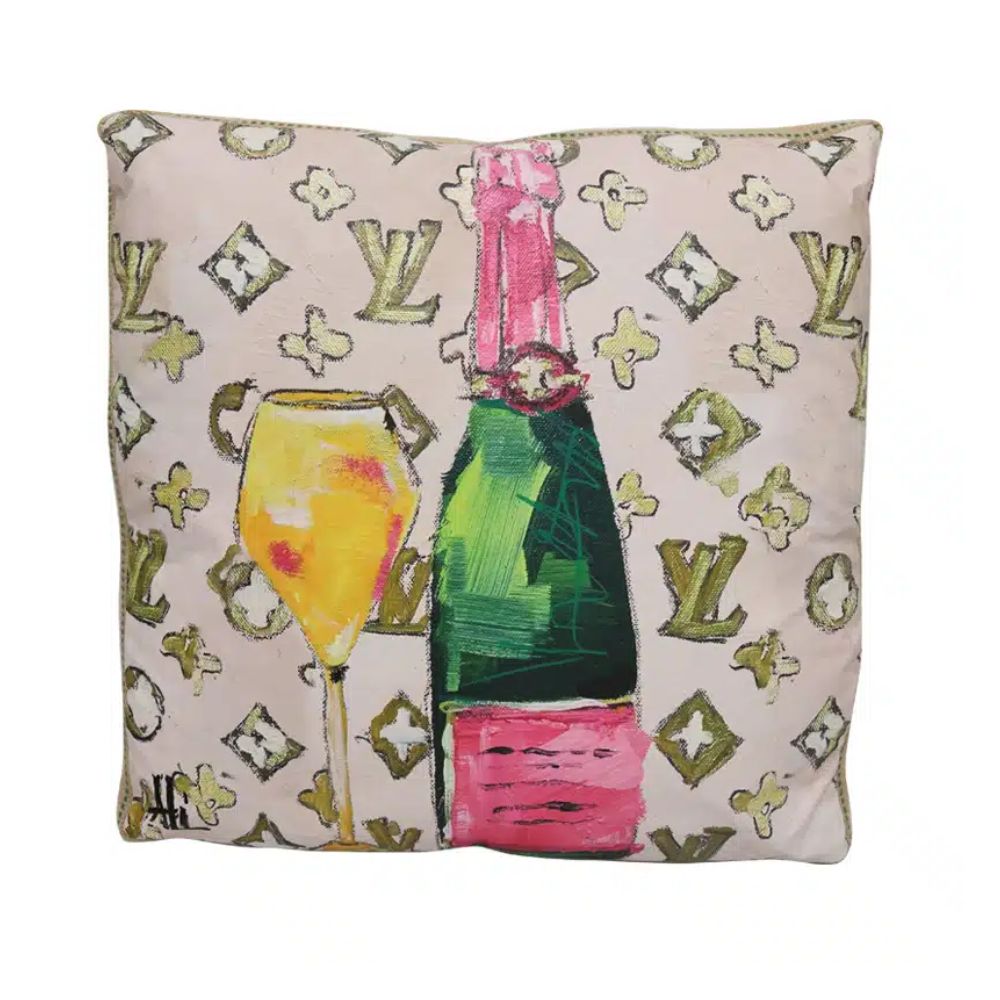 Le Forge - ART CUSHION - CHAMPAGNE