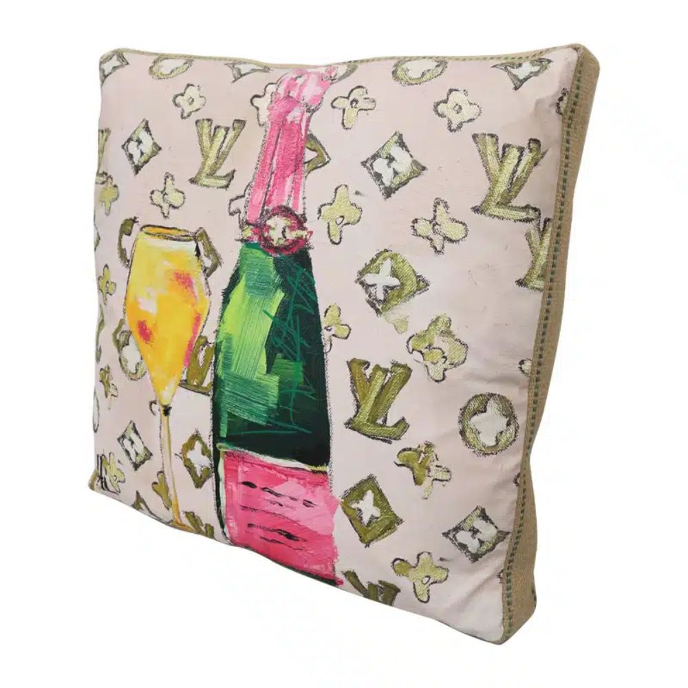 Le Forge - ART CUSHION - CHAMPAGNE