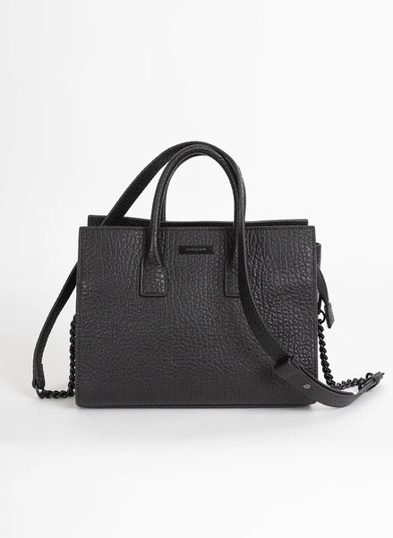 FEDERATION  FLY BAG - LEATHER - BLACK