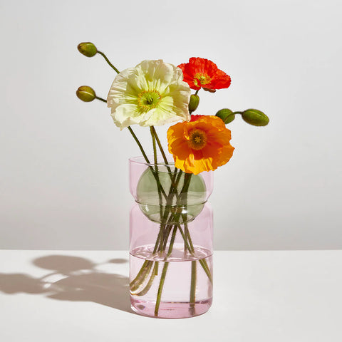 Fazeek BALANCE VASE - PINK + GREEN