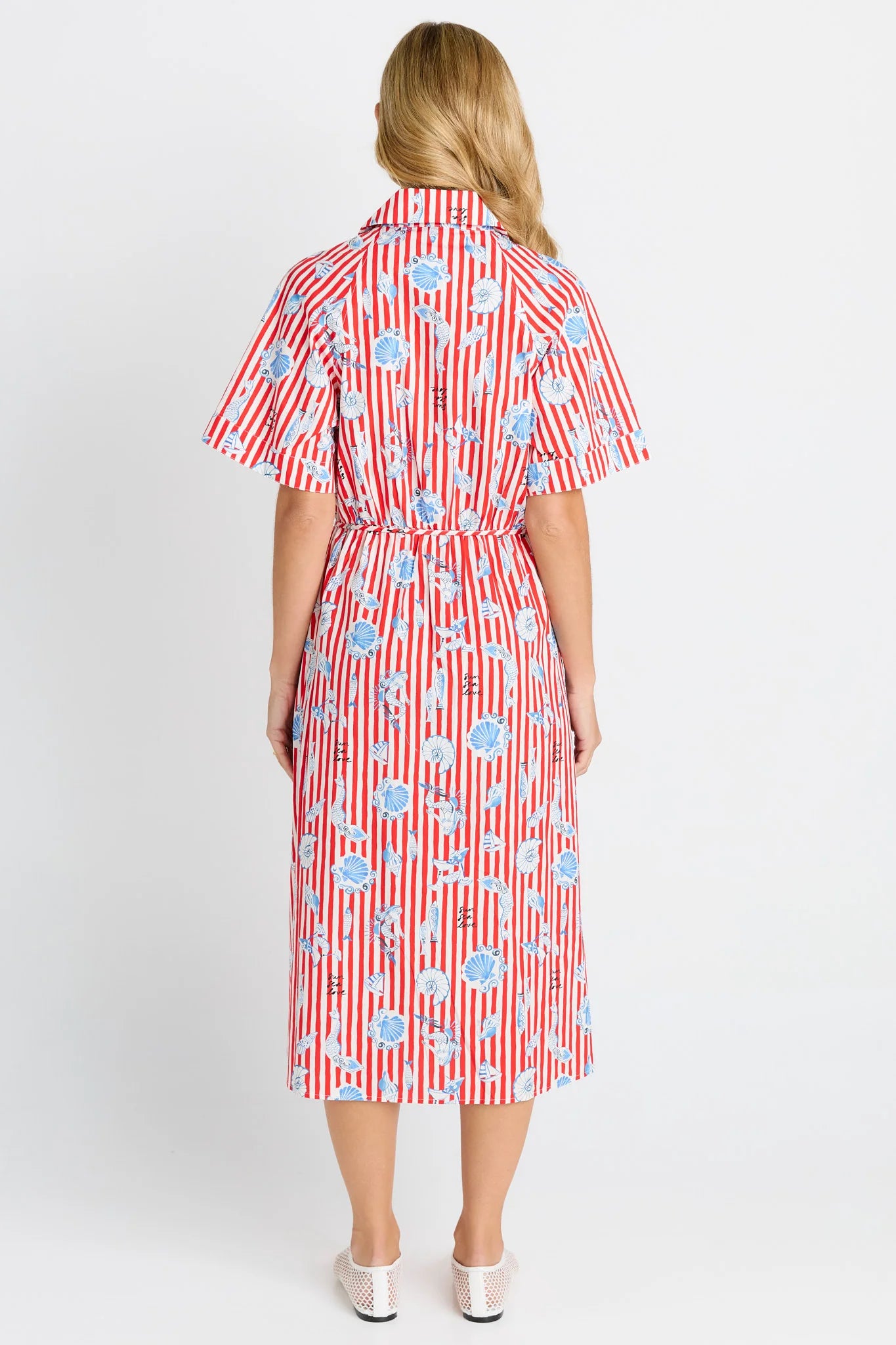 BETTY BASICS - AMALFI DRESS - AMALFI PRINT RED