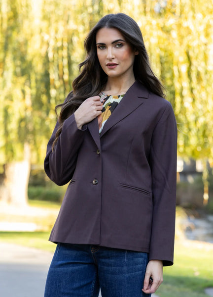 BILLIE THE LABEL - RELAXED BLAZER - CACAO