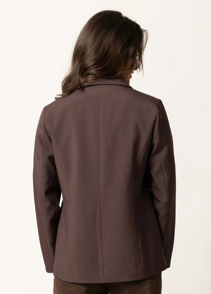 BILLIE THE LABEL - RELAXED BLAZER - CACAO