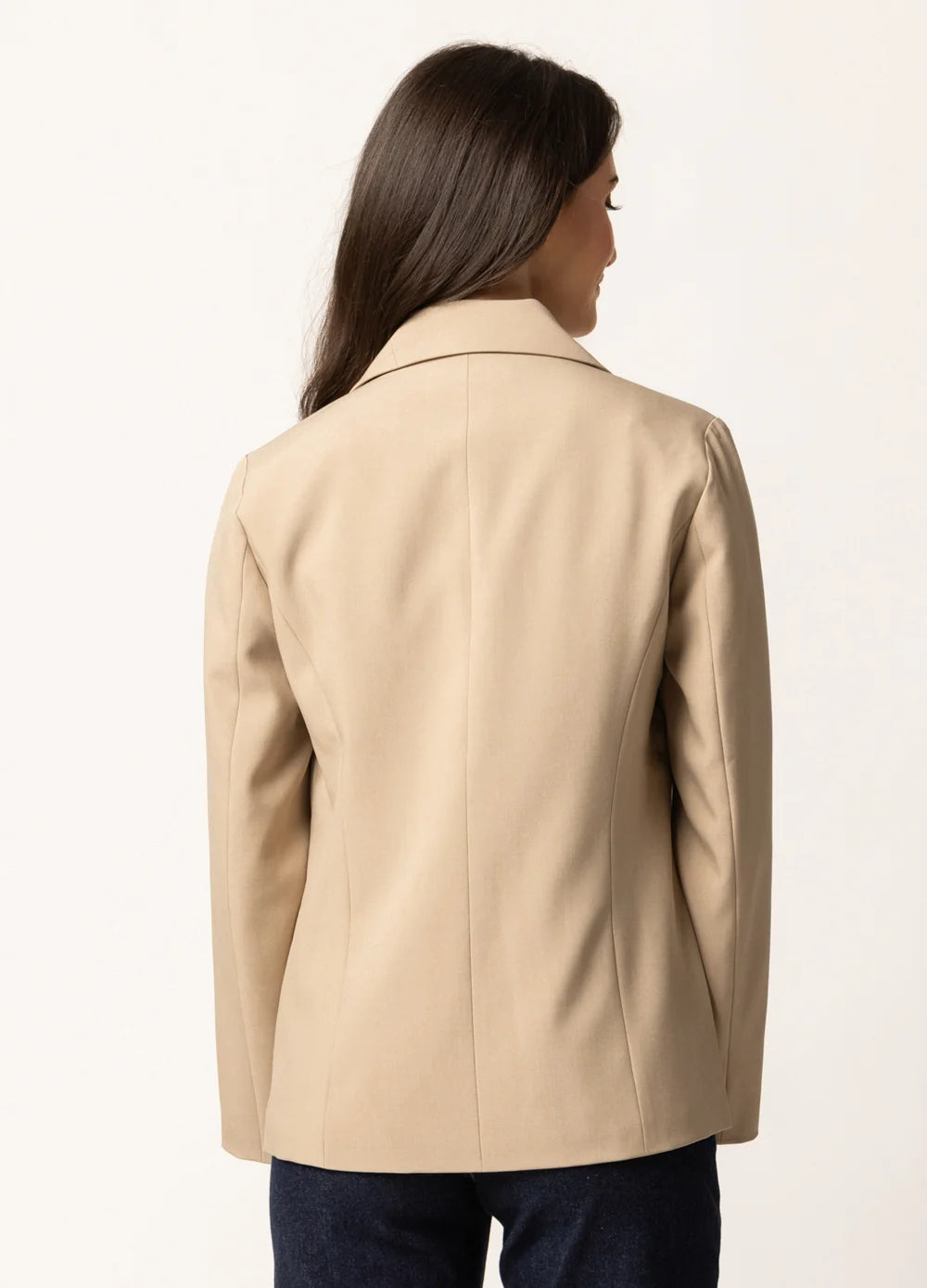 BILLIE THE LABEL - RELAXED BLAZER - STONE