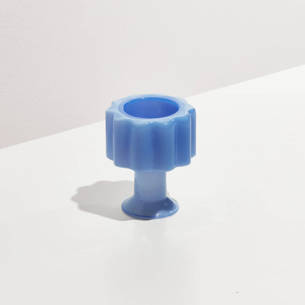 Fazeek WAVE CANDLE HOLDER - BLUE