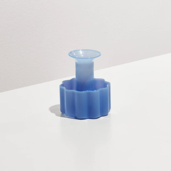 Fazeek WAVE CANDLE HOLDER - BLUE