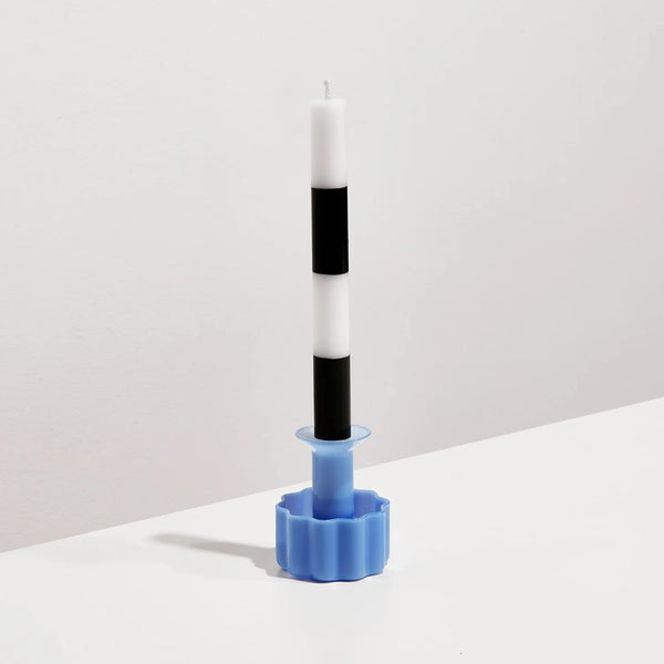 Fazeek WAVE CANDLE HOLDER - BLUE