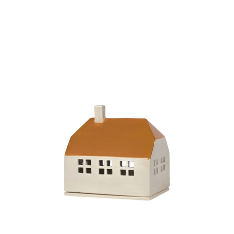 BROSTE - TEALIGHT HOLDER BO DECO HOUSE - GOLDEN/BROWN