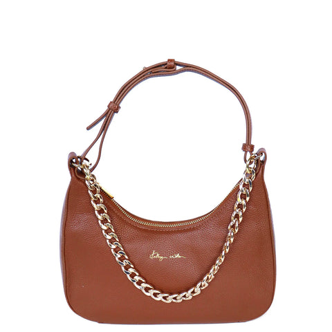 KATHRYN WILSON - Bella  Bag  WALNUT CALF