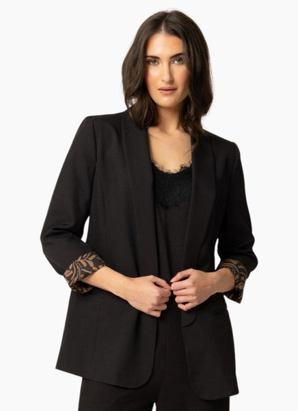 BILLIE THE LABEL - BELLA BOYFRIEND BLAZER - BLACK